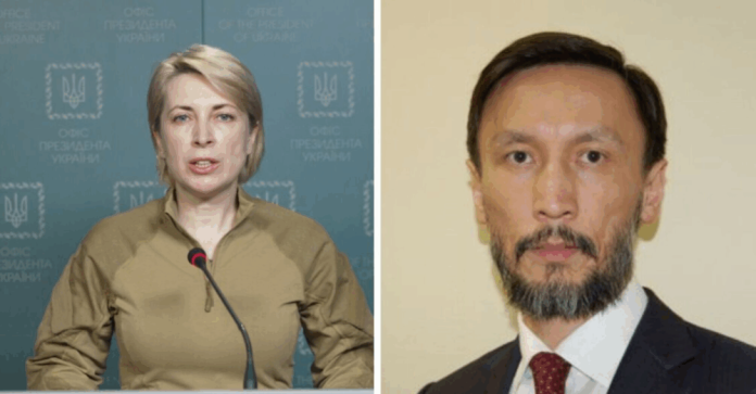 Заступник голови ОП Ірина Верещук і Рисбек Токтомушев на захисті інтересів бігфарми