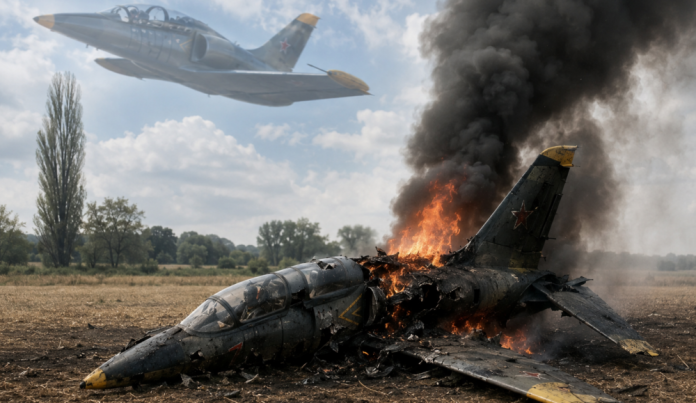 Літак L-39 «Альбатрос» розбився під час навчального польоту в Краснодарському краї