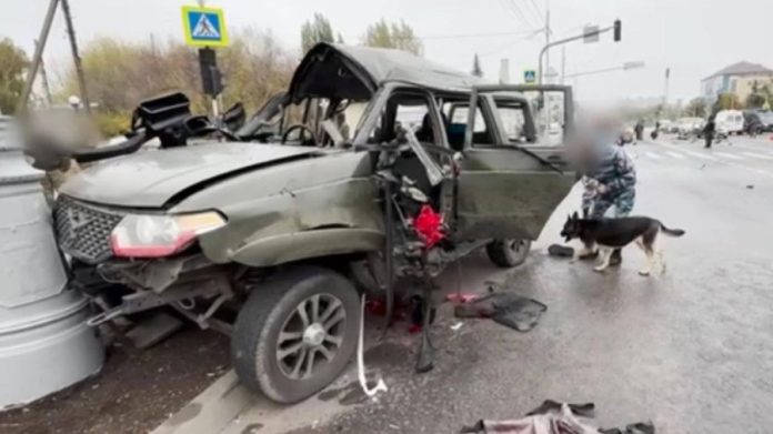 ГУР підірвало в окупованому Луганську автомобіль з російським військовим