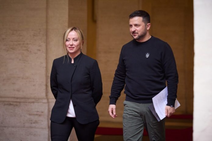 Зеленський планує візит до Італії: зустріч з Мелоні відбудеться 15 квітня