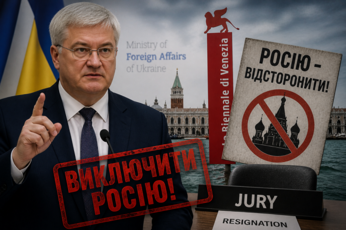 Скандал на Венеційській бієнале: Україна вимагає виключити Росію після відставки журі
