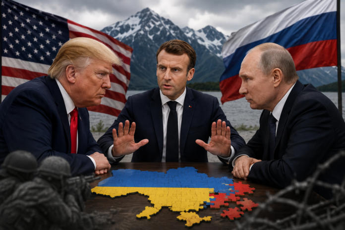 Загроза розподілу України: Макрон розкриває таємний план Трампа та Путіна